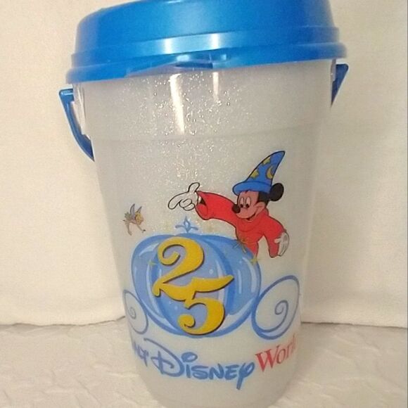 Disney Other - *USED* Disney 25th Anniversary Popcorn Bucket